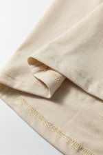 Jet Stream Solid Color Lace Patchwork Long Sleeve T Shirt - Image 8