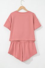 Blossom 2pcs Cropped Tee and Ruffle High Waist Skort Set - Image 5